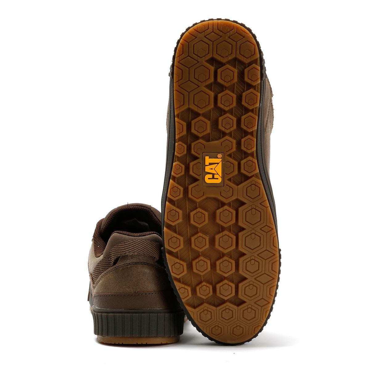 Caterpillar Axiom Waxy Herren Leder Braune Schnürschuhe