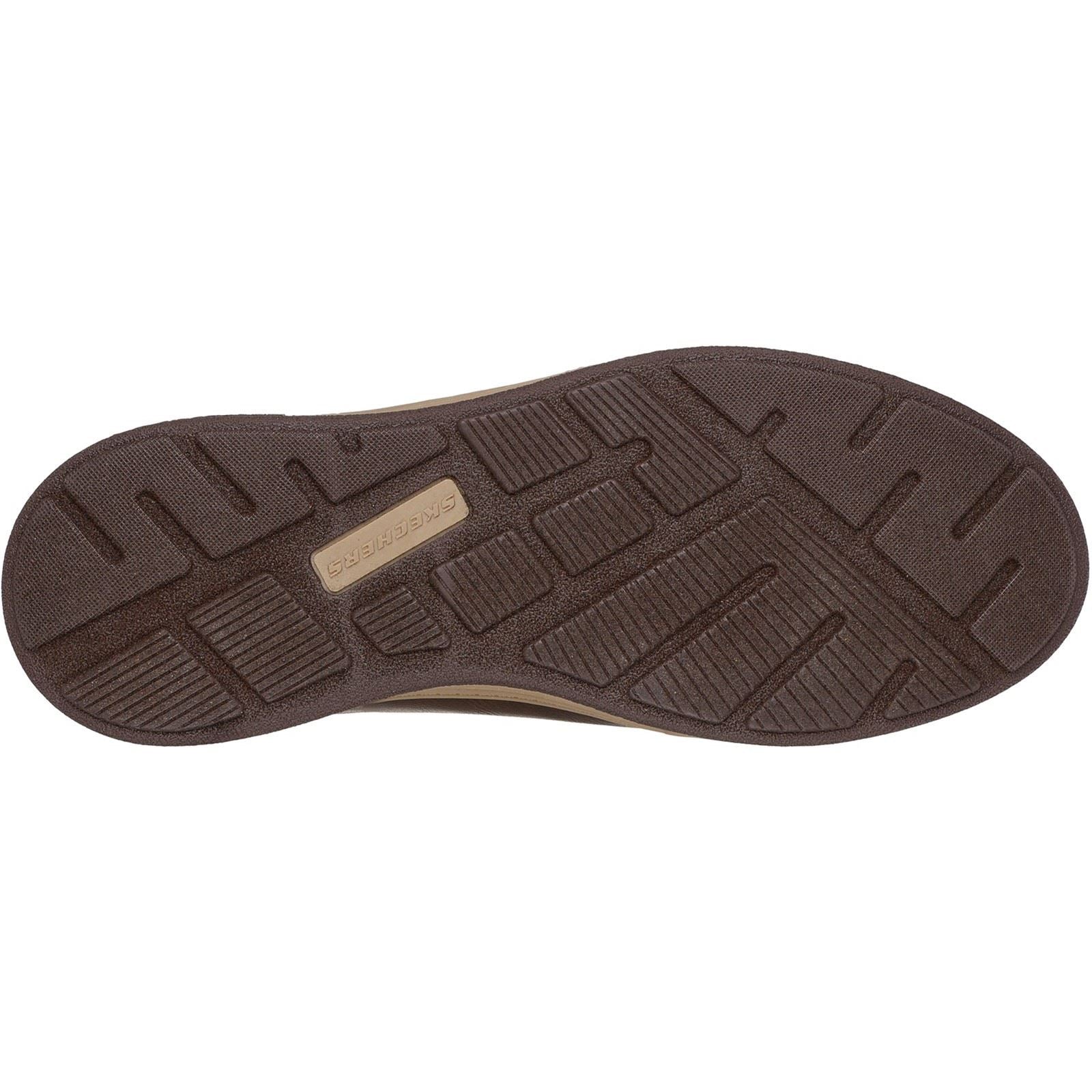 Skechers Cavell Sparkman Polyurethan Herren Schokoladen Schnürschuhe