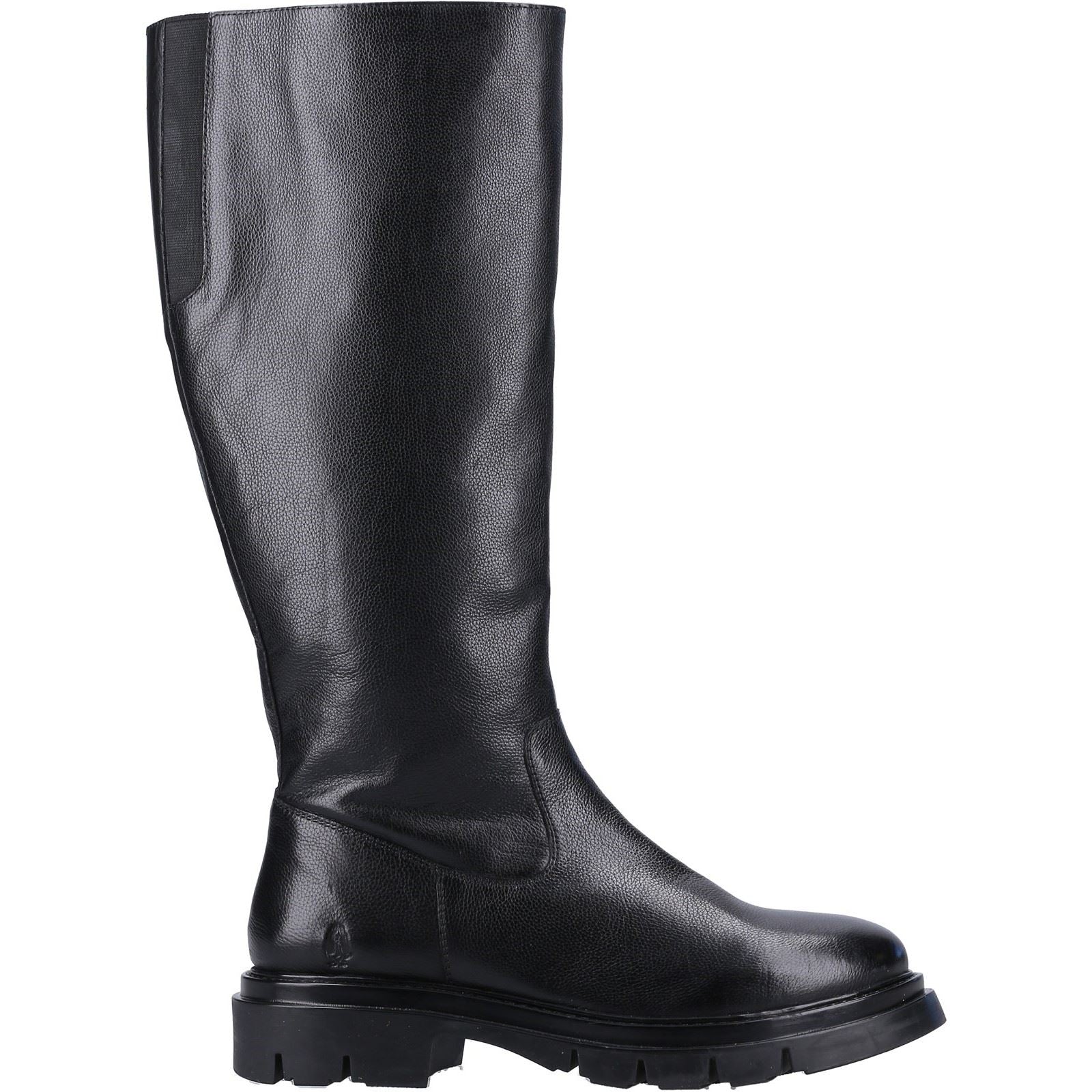 Hush Puppies Rowan Damenlederstiefel In Schwarz