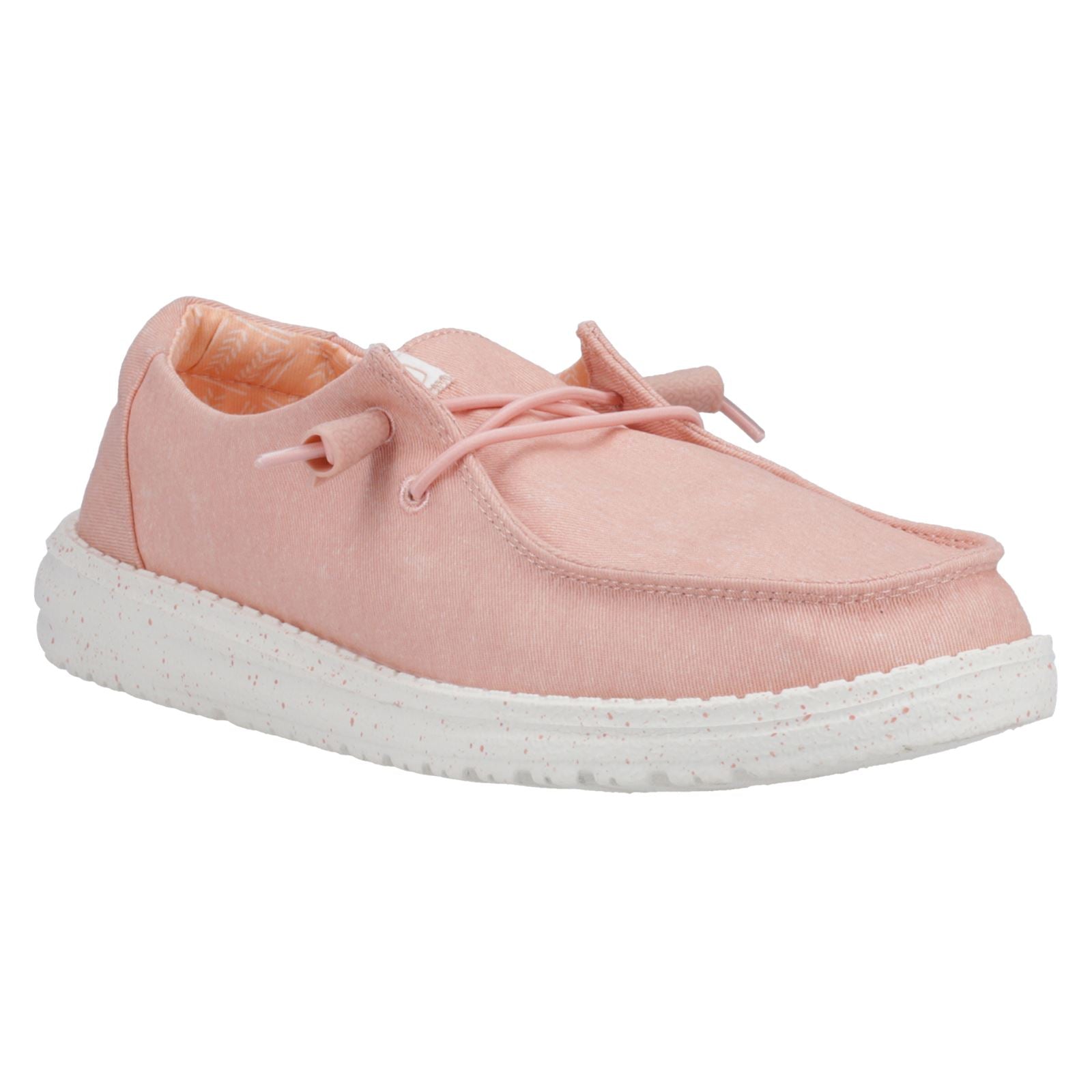 HEYDUDE Wendy Canvas 100% Baumwolle Damen Rosa Loafers