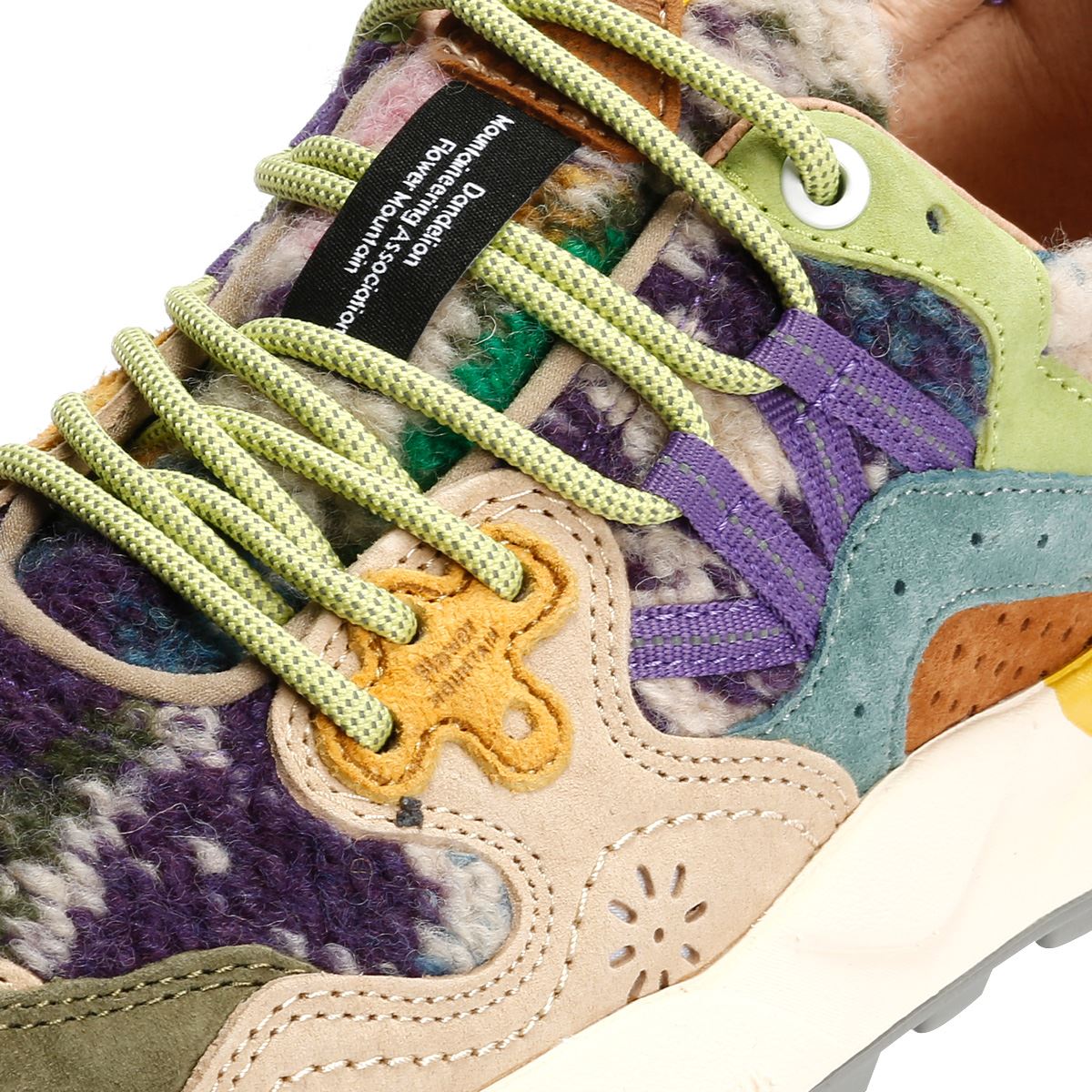 Flower Mountain Yamano 3 Damen Grüne Turnschuhe