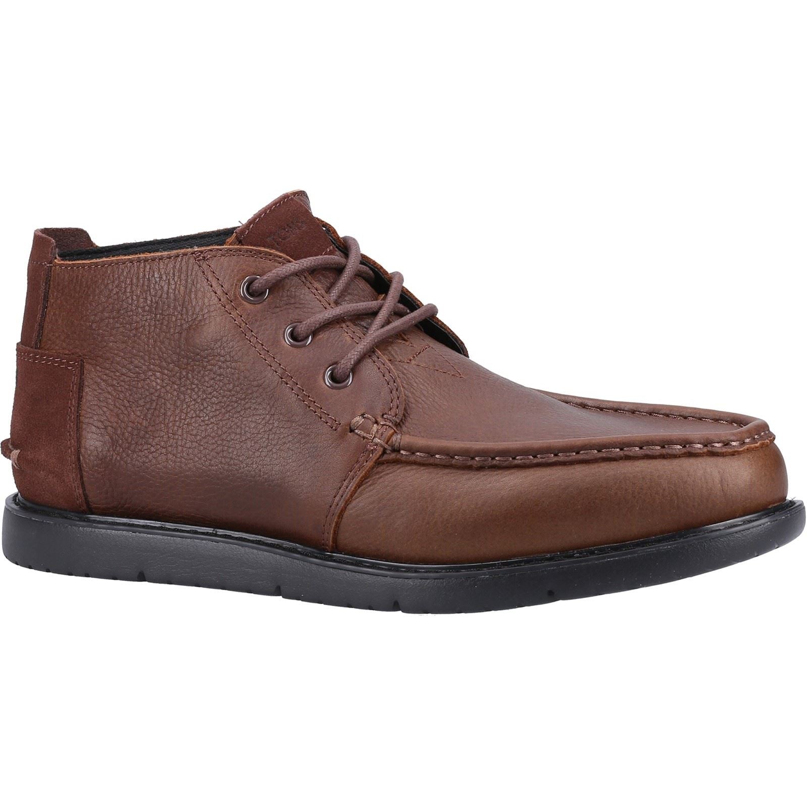 TOMS Navi Moc Chukka Leder Herren Braune Stiefeletten