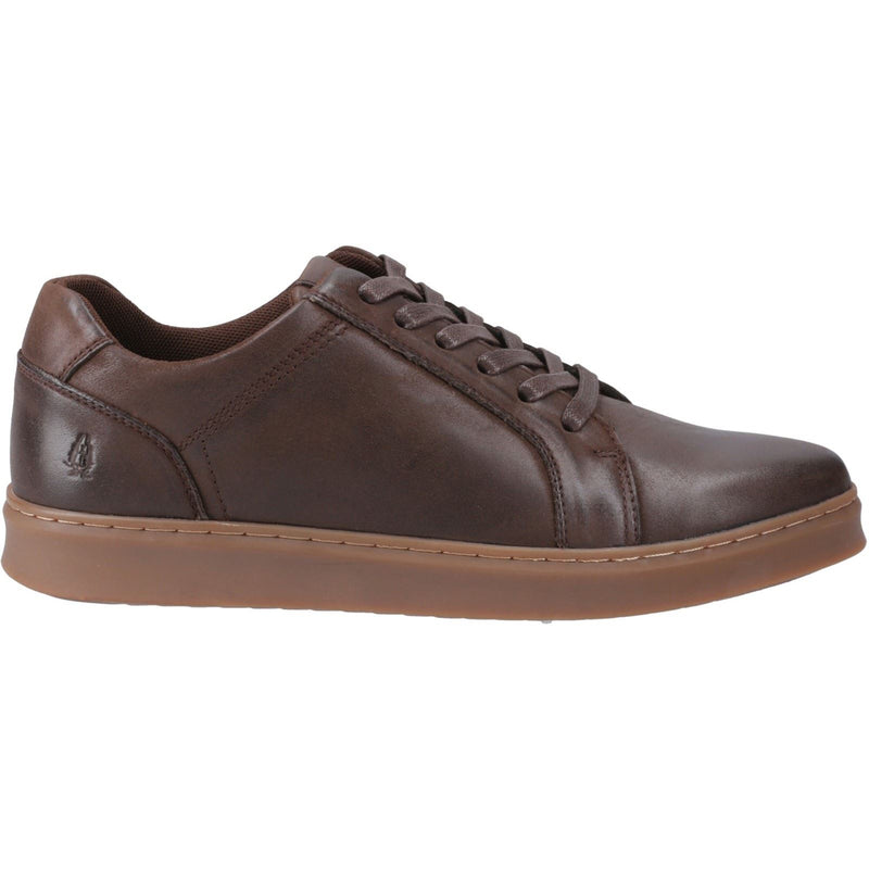 Hush Puppies Madden Herren Sneaker Aus Leder In Kaffeebraun