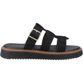 Hush Puppies Celeste Slide Damen Sandalen Aus Schwarzem Leder