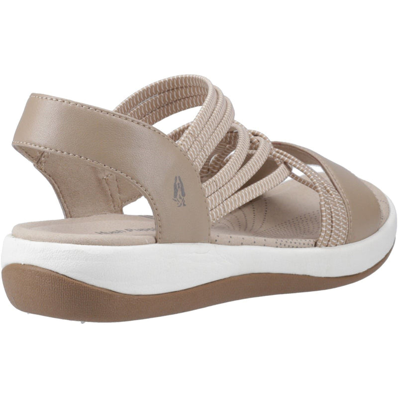 Hush Puppies Susanna Damen Sandalen Aus Leder In Taupe
