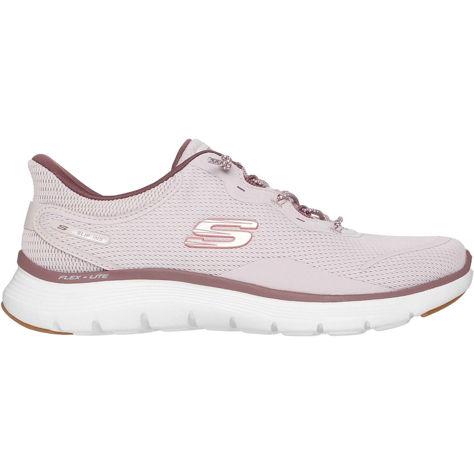 Skechers Flex Appeal 5.0 Easy Breezy Textil Damen Leichte Mauve Sneaker