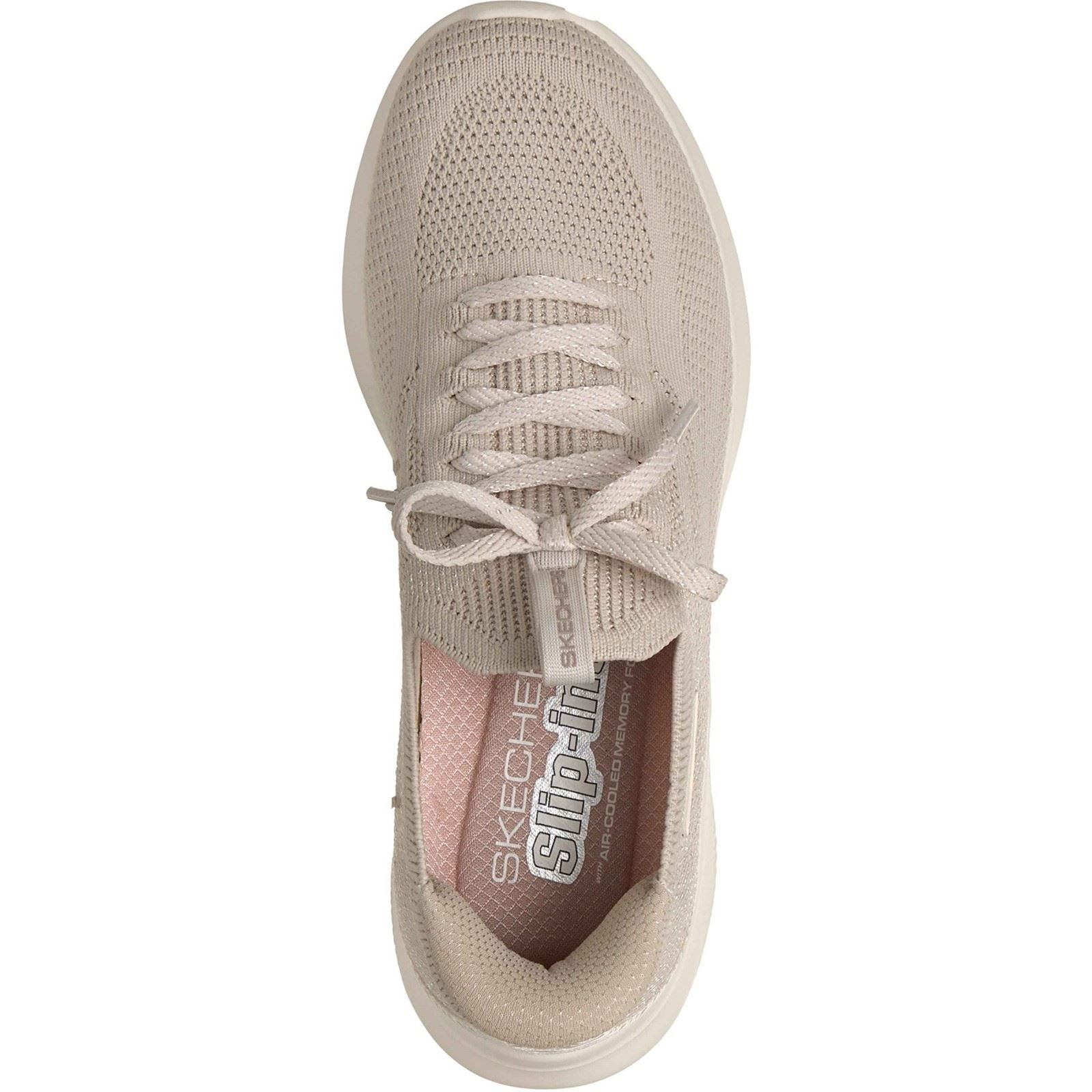 Skechers Ultra Flex 4.0 Textil Damen Natursneaker