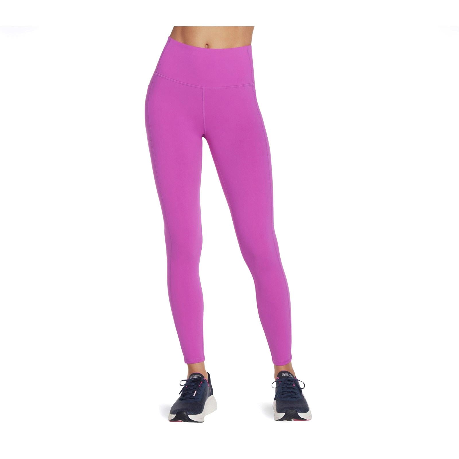 Skechers Performance GOWALK Wear High Waisted Nylon Damen Helle Lila Sportleggings