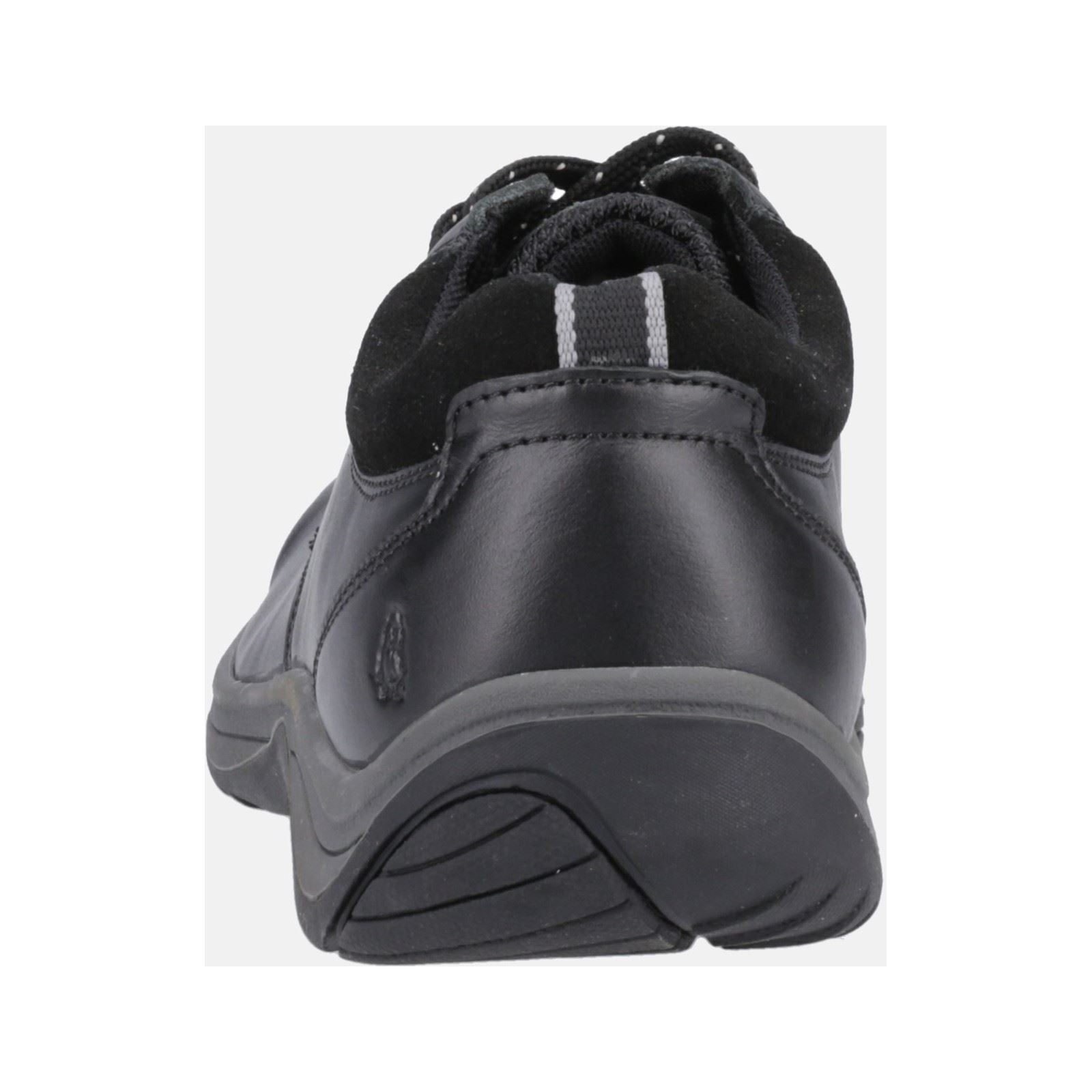 Hush Puppies Derek Herrenschuhe Aus Schwarzem Leder Mit Schnürung