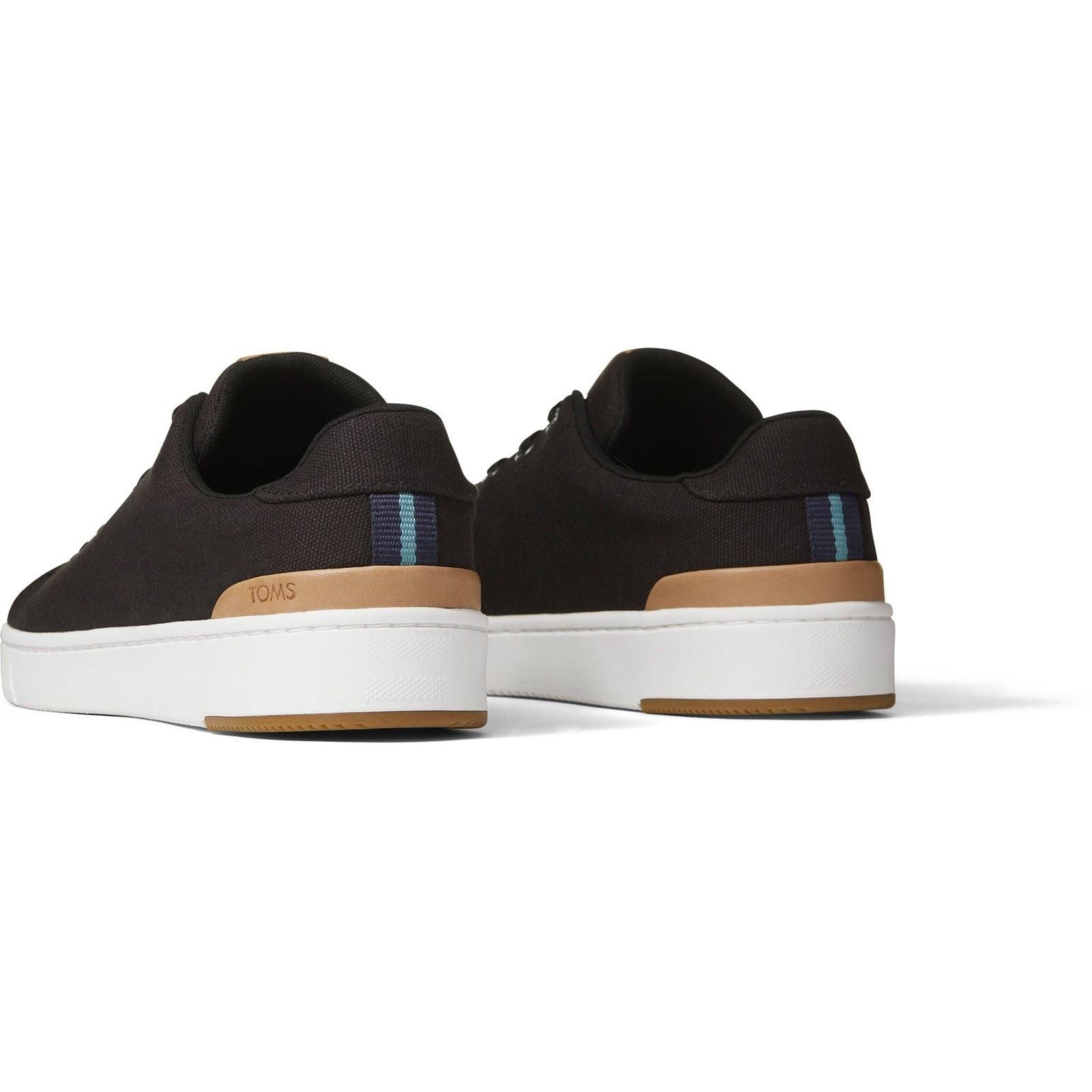TOMS TRVL Lite 2.0 Low 100% Baumwolle Herren Schwarze Turnschuhe