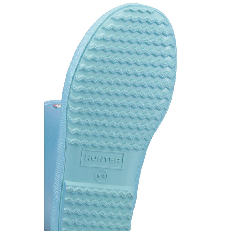 Hunter First Nebula Gummipoolblaue Gummistiefel
