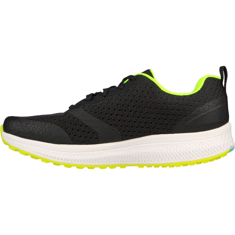 Skechers GO RUN Consistent - Intensify-X Textile Damen Sneaker In Schwarz/Limette