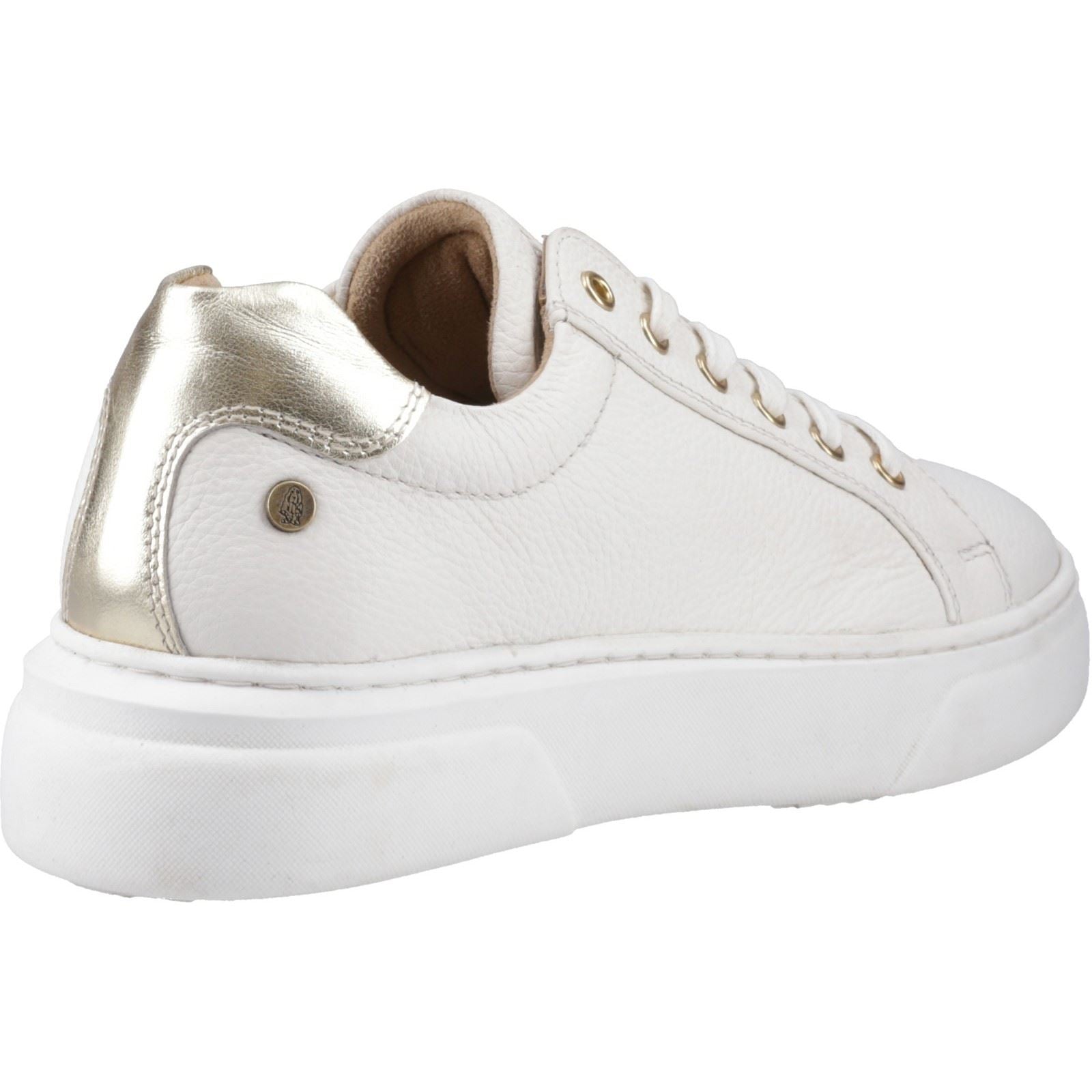 Hush Puppies Kathryn Damen Sneaker Aus Weißem Leder