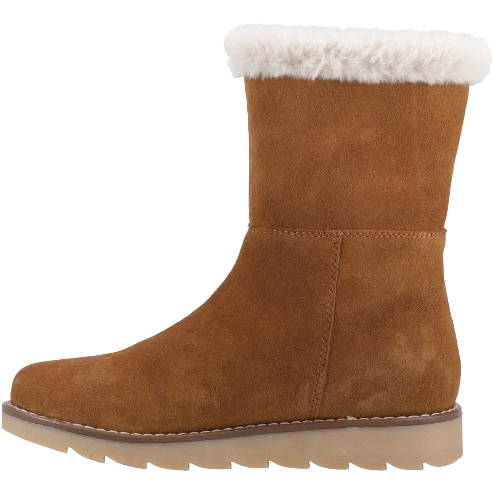 Hush Puppies Mary Wildleder Damen Tan Stiefel
