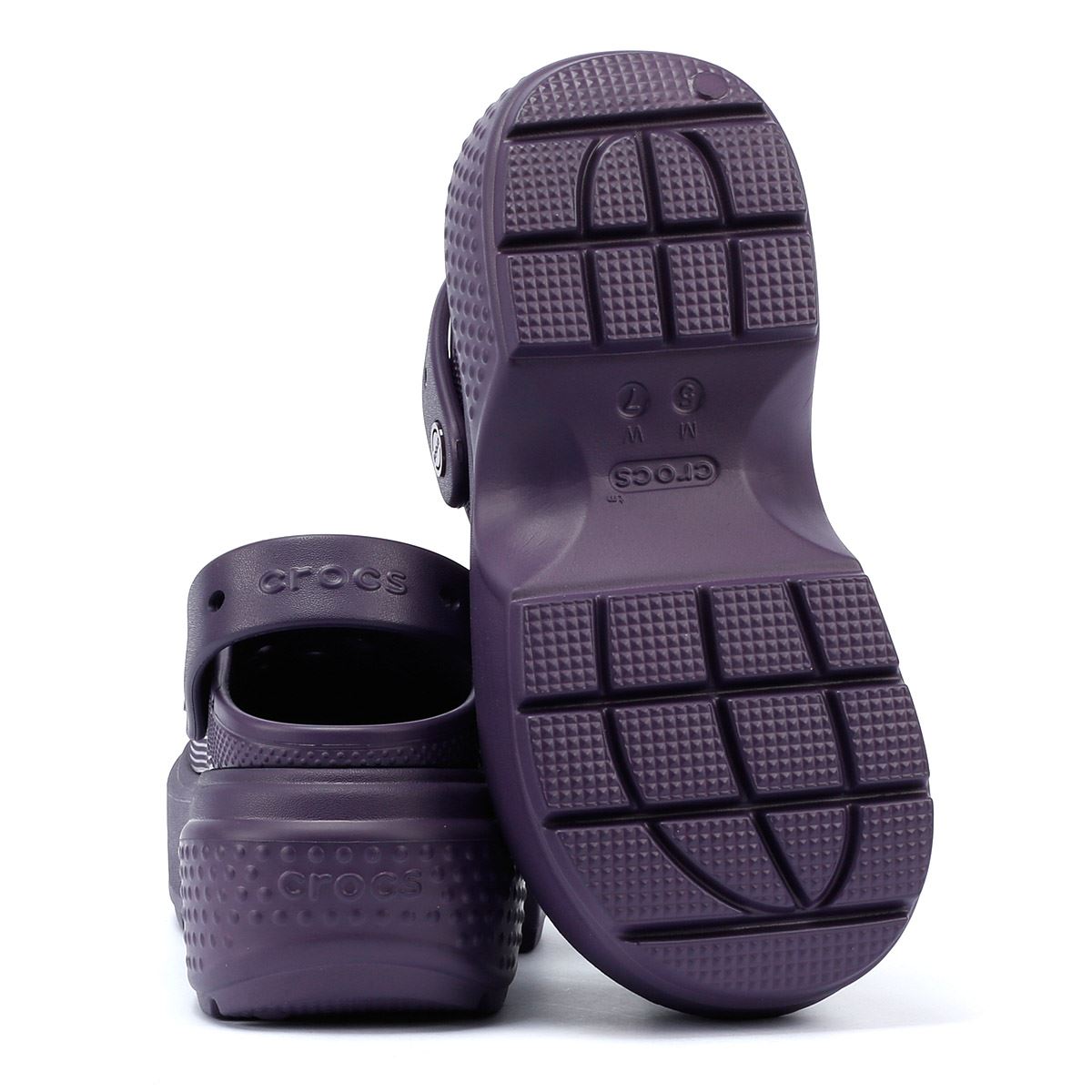 Crocs Stomp Damen Dunkle Iris Clogs