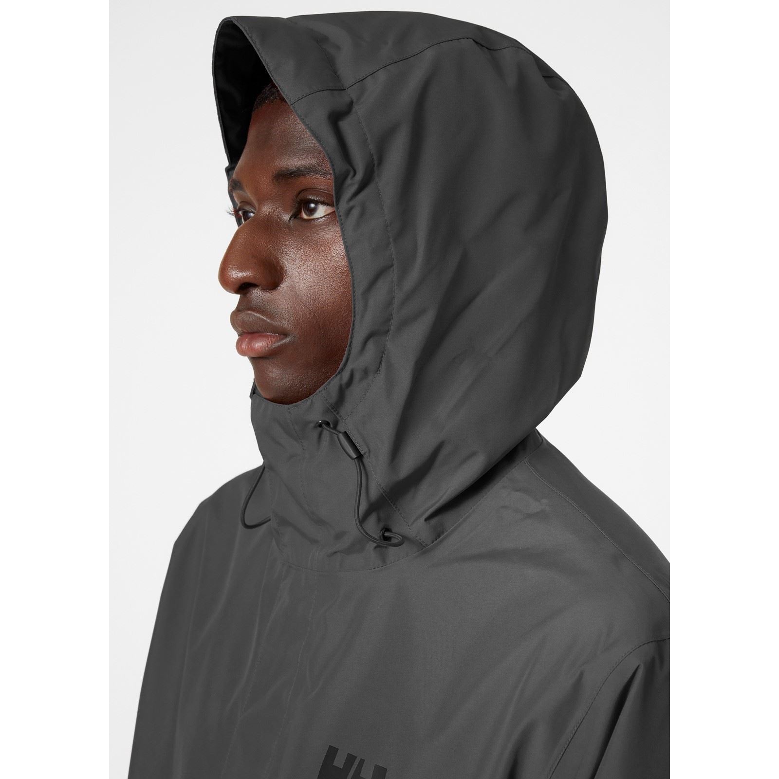 Helly Hansen Sport Seven J Herren Graue Regenjacke