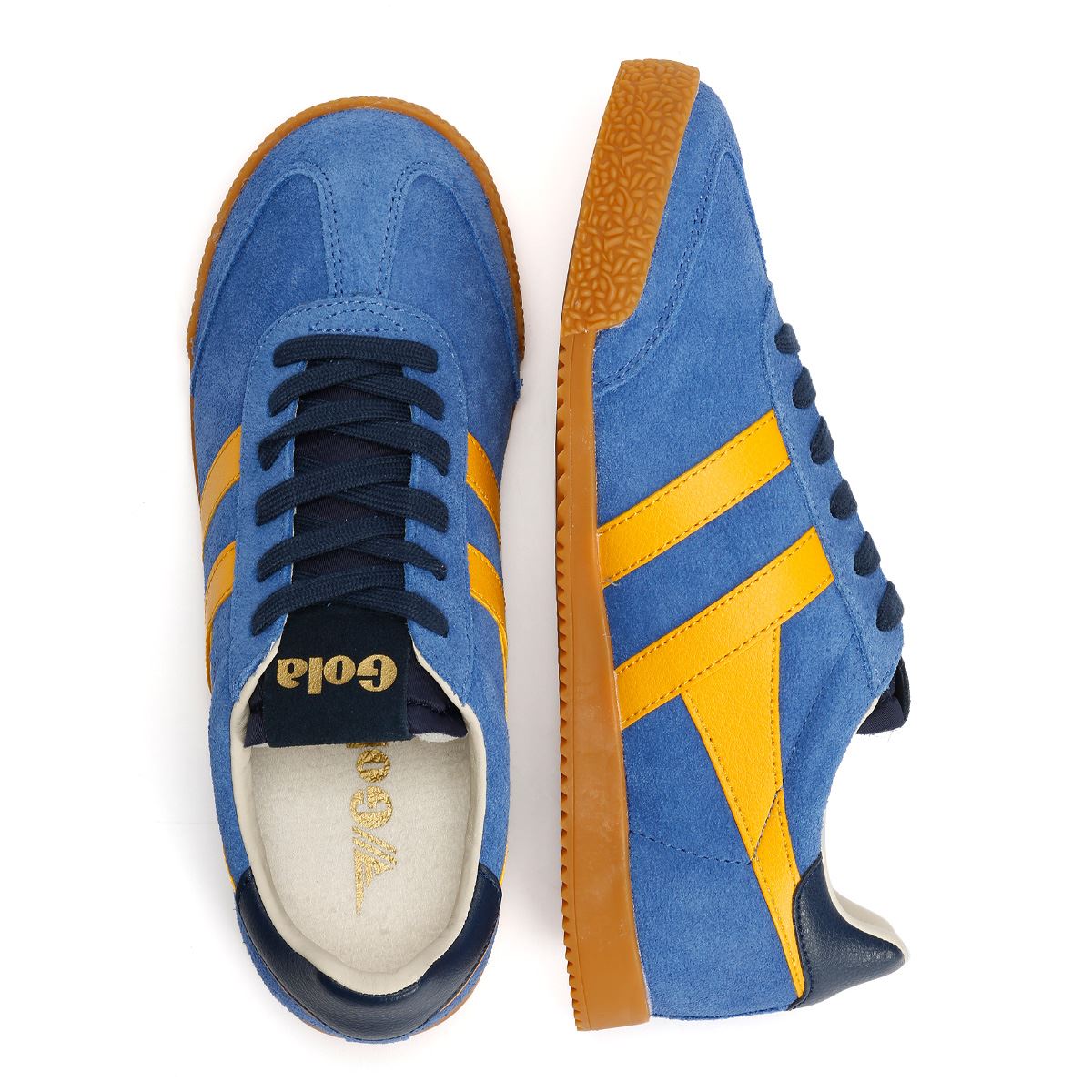 Gola Elan Wildleder Damen Blaue Sneaker