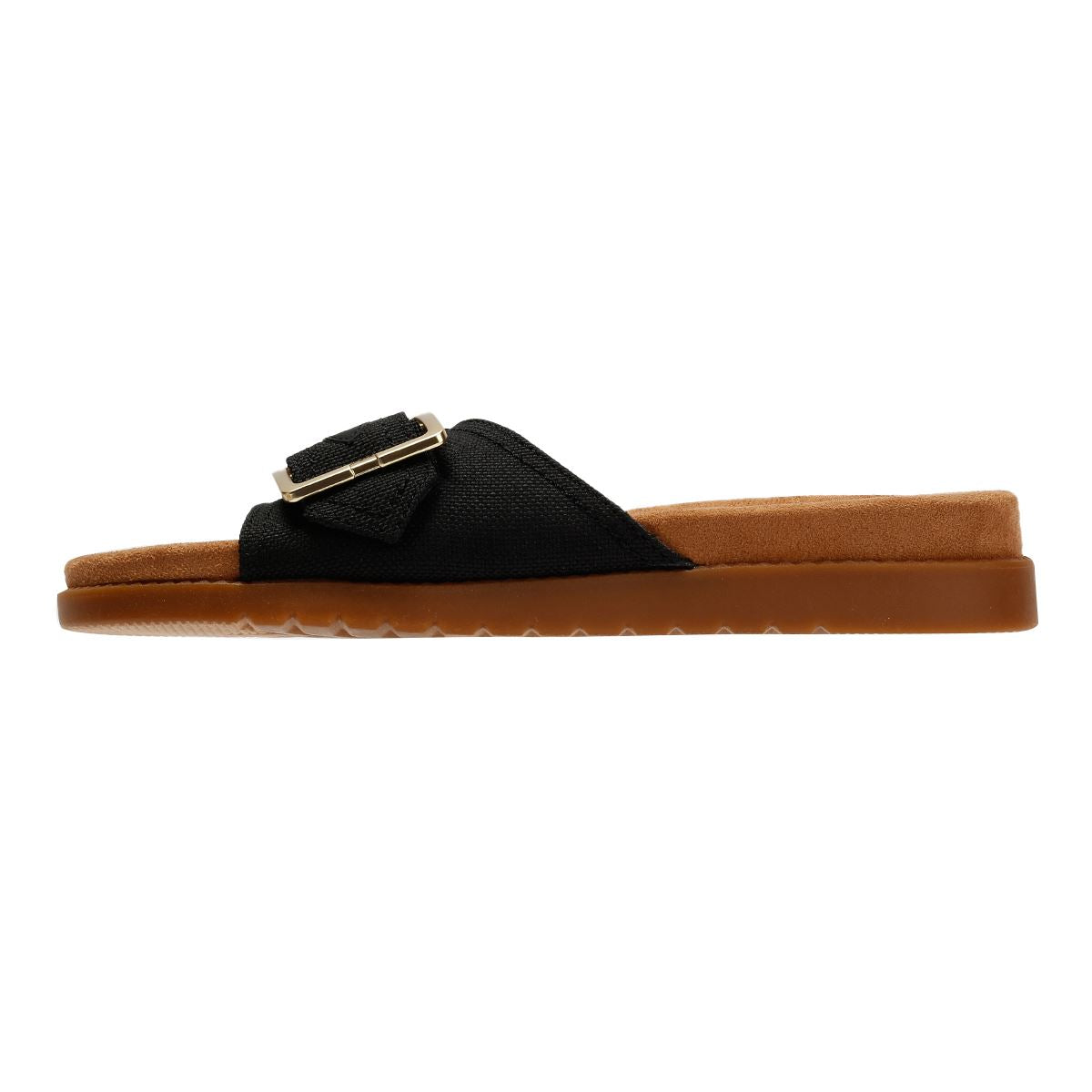 TOMS Marin Slide Canvas Damenschwarze Sandalen