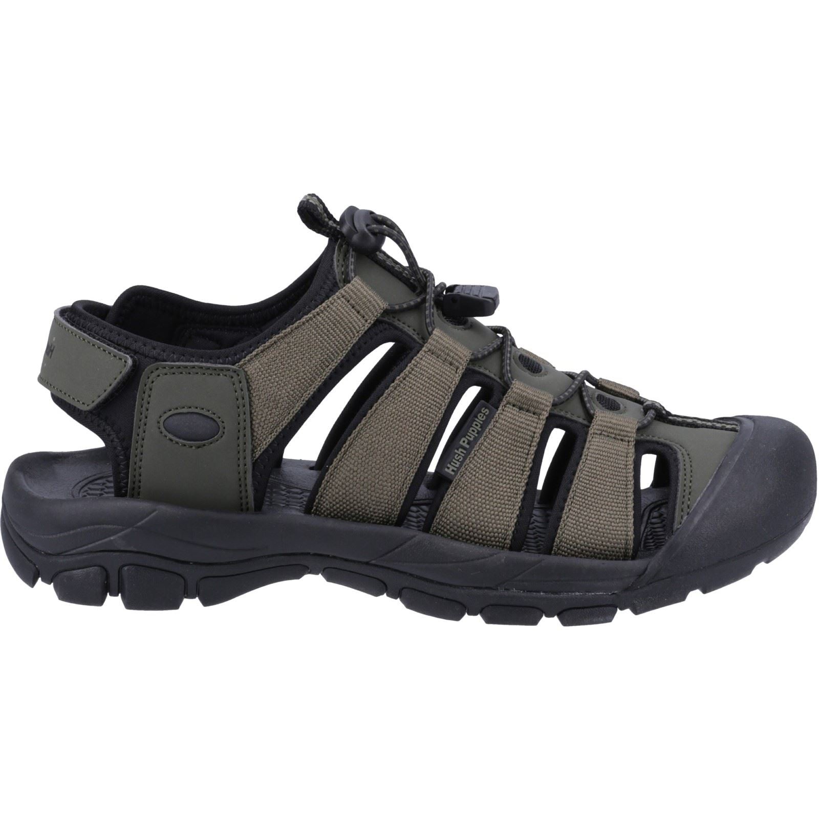 Hush Puppies Peru Polyurethan/Webbing Herren Sandalen In Khaki