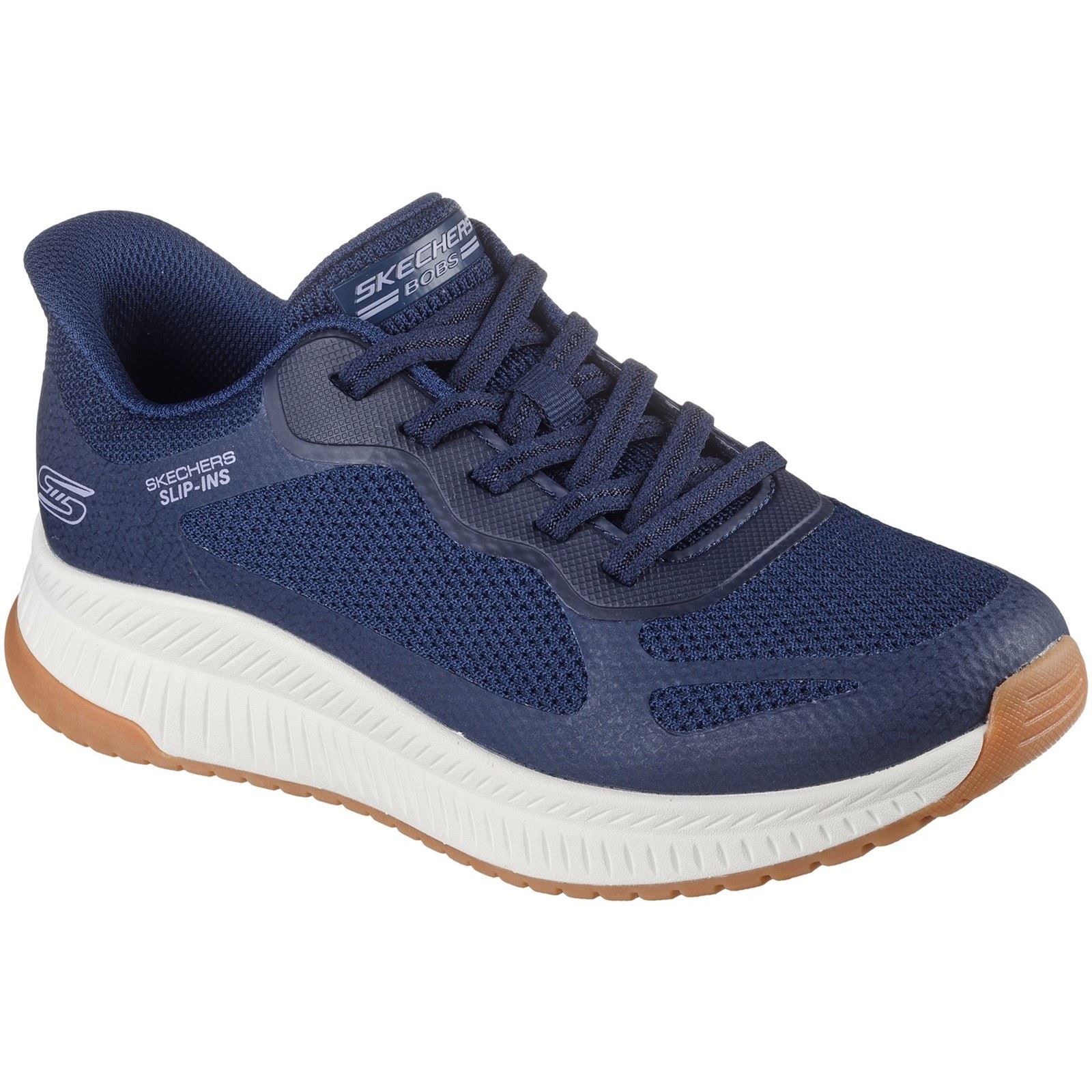 Skechers BOBS Squad 4 Staple Look Damen Marineblau Sneakers