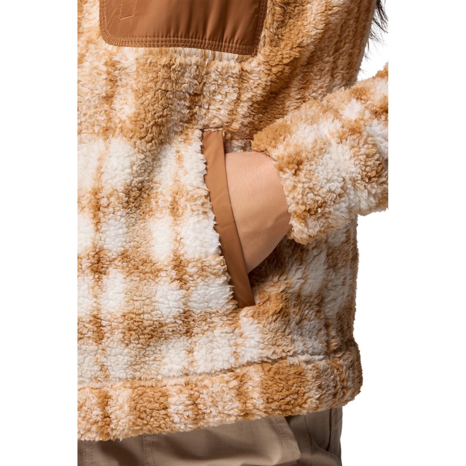 Columbia West Bend 1/4 Zip II Polyester Damen Brauner Pullover