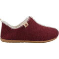 Hush Puppies Good Damen Bordeauxfarbene Hausschuhe