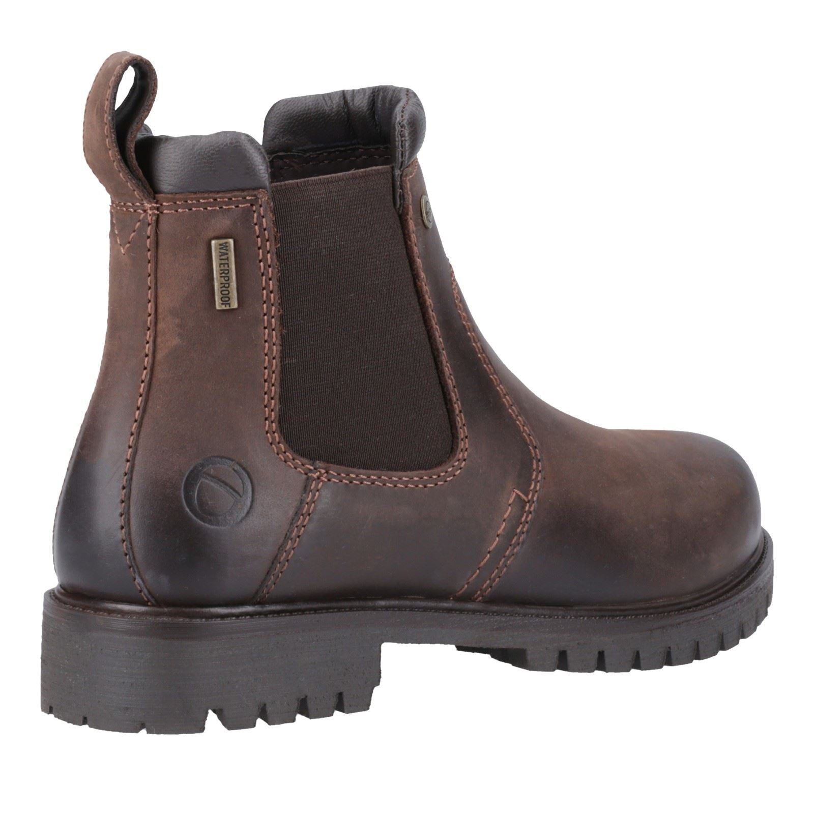 Cotswold Pamington Damen Chelsea Stiefel aus braunem Leder