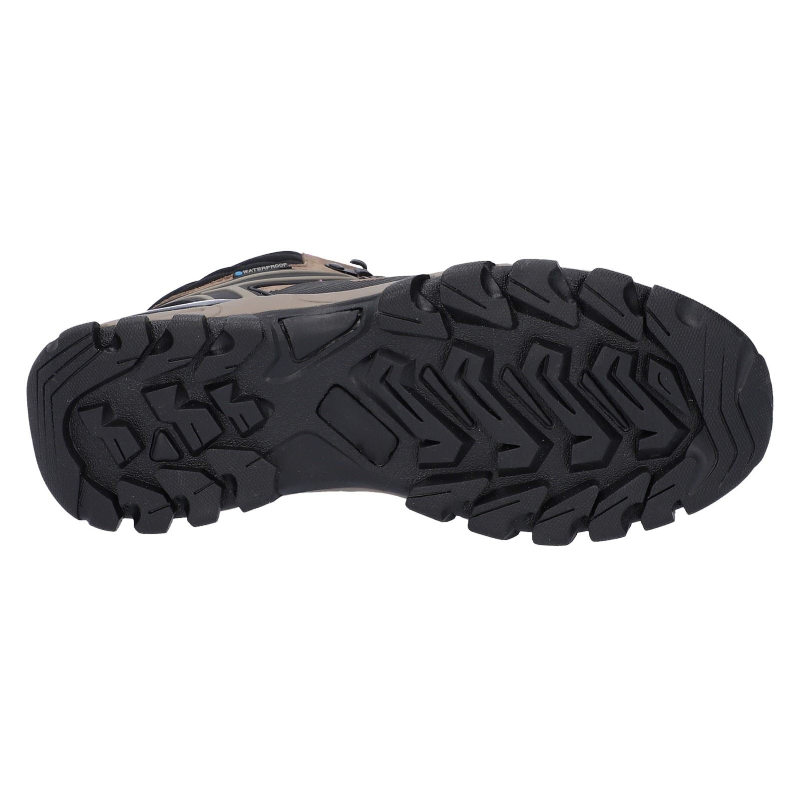 Hi-Tec V-Lite Explorer WP Rindsleder Wanderstiefel Für Damen In Braun/Lila