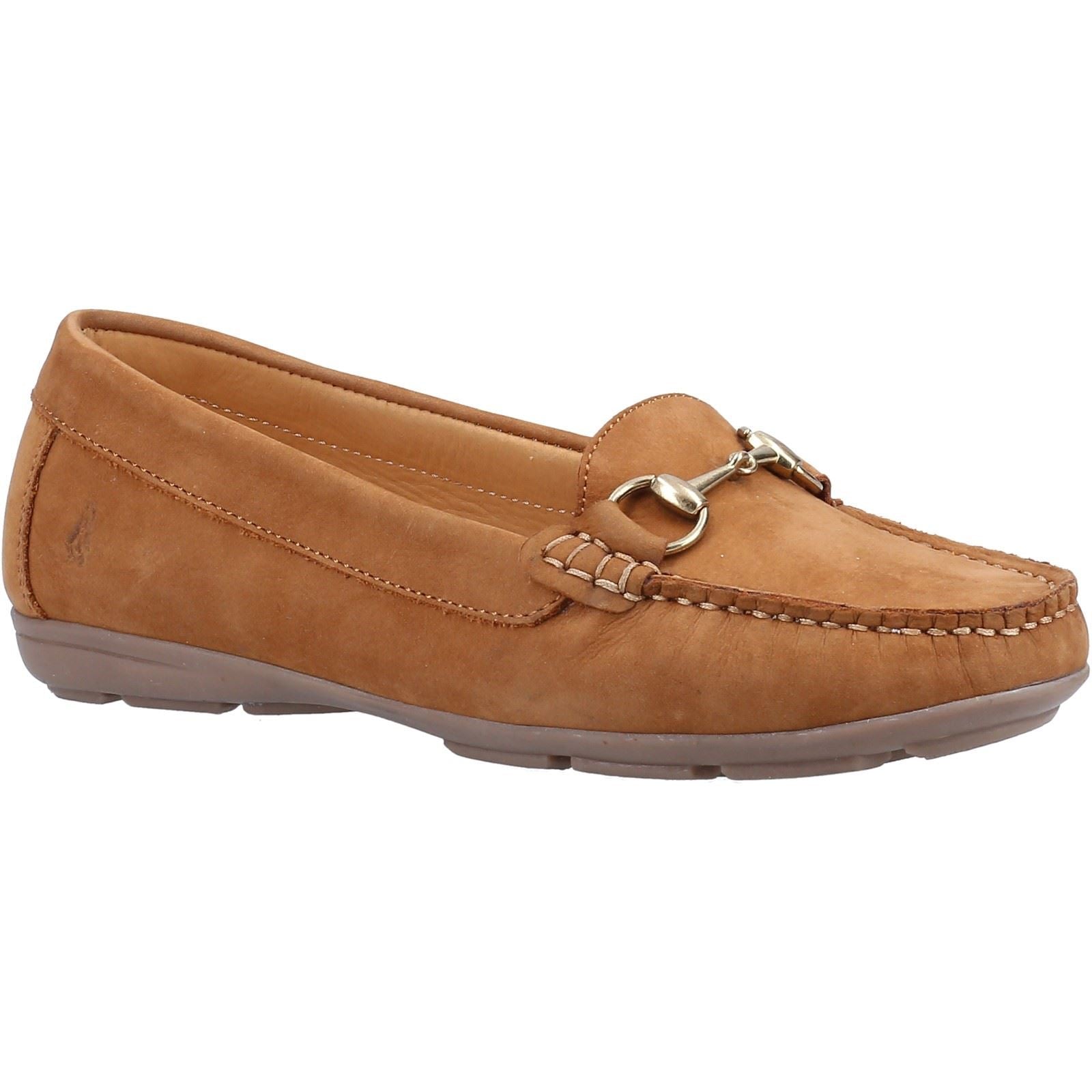 Hush Puppies Molly Snaffle Lea Nubuk Damen Loafer In Braun