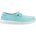 HEYDUDE Wendy Stretch Sox Damen Mokassins Schuhe Aus Keramik In Blau Aus Polyester Mischgewebe