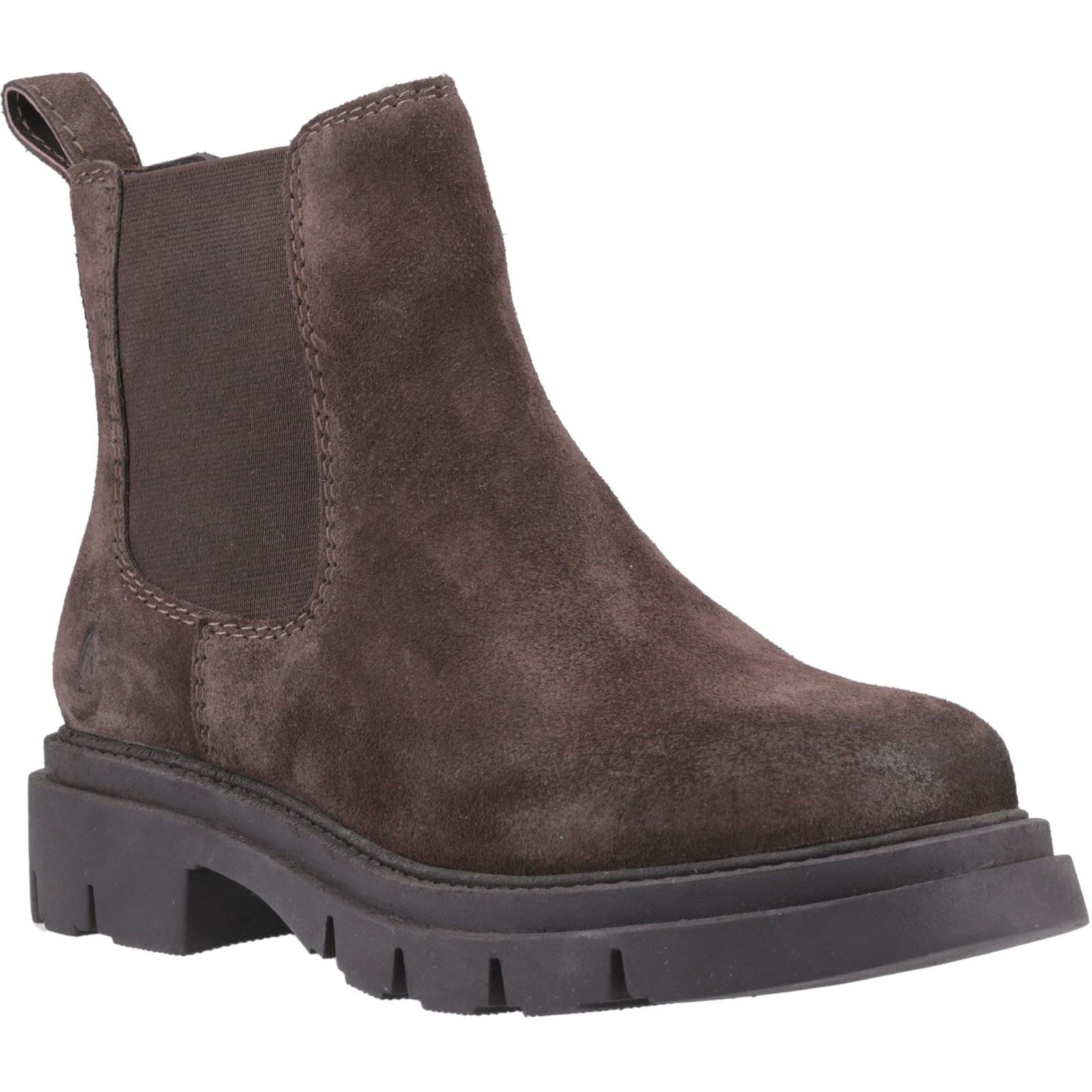 Hush Puppies Raya 2 Chelsea Boot Damen Chelsea Stiefel Aus Braunem Leder