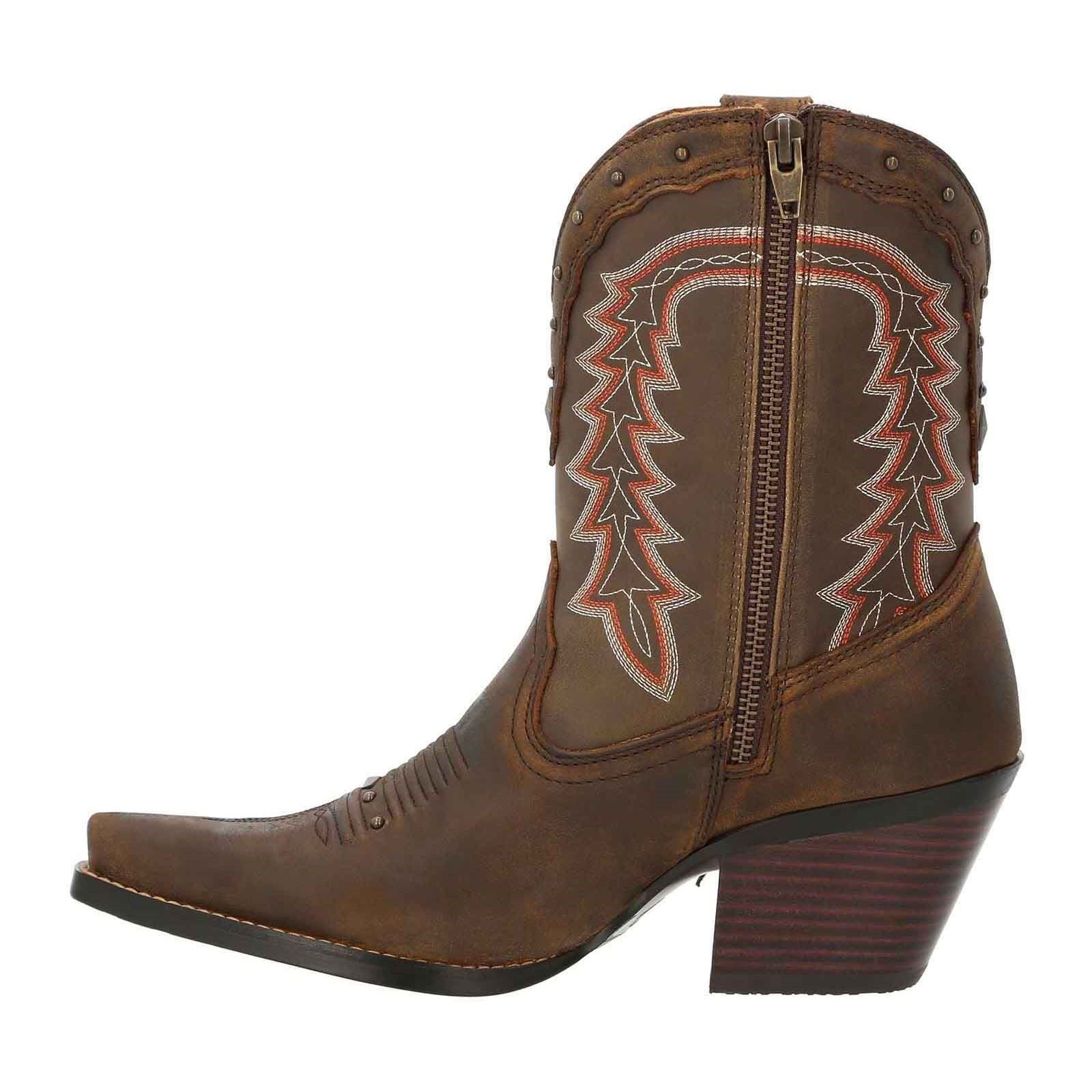 Durango Crush Leder Damen Pecan Stiefel