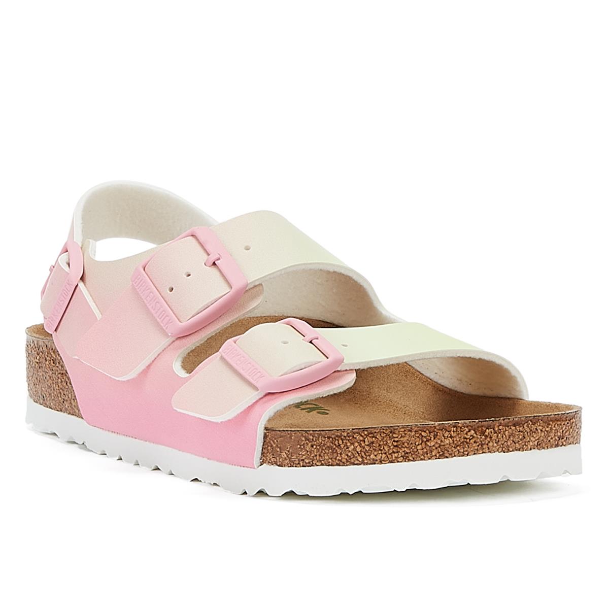 Birkenstock Milano Birko Flor Sport Ombre Damen Rosa Sandale