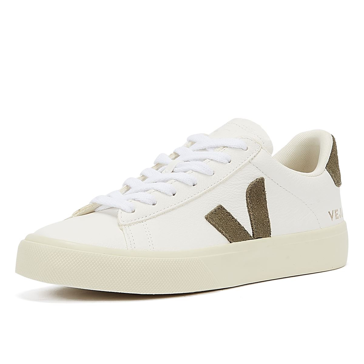 Veja Campo Extra Khaki Damen Weiß/Khaki Turnschuhe