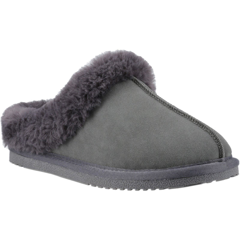 Hush Puppies Amara Damen Hausschuhe aus Wildleder in Grau