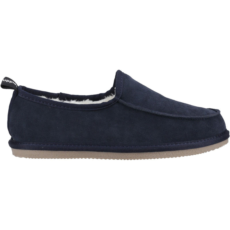 Hush Puppies Charles Wildleder Herren Hausschuhe In Marineblau