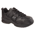 Skechers Workwear Soft Stride - Grinnell Wildleder Herren Schwarz Sicherheits-Sneaker