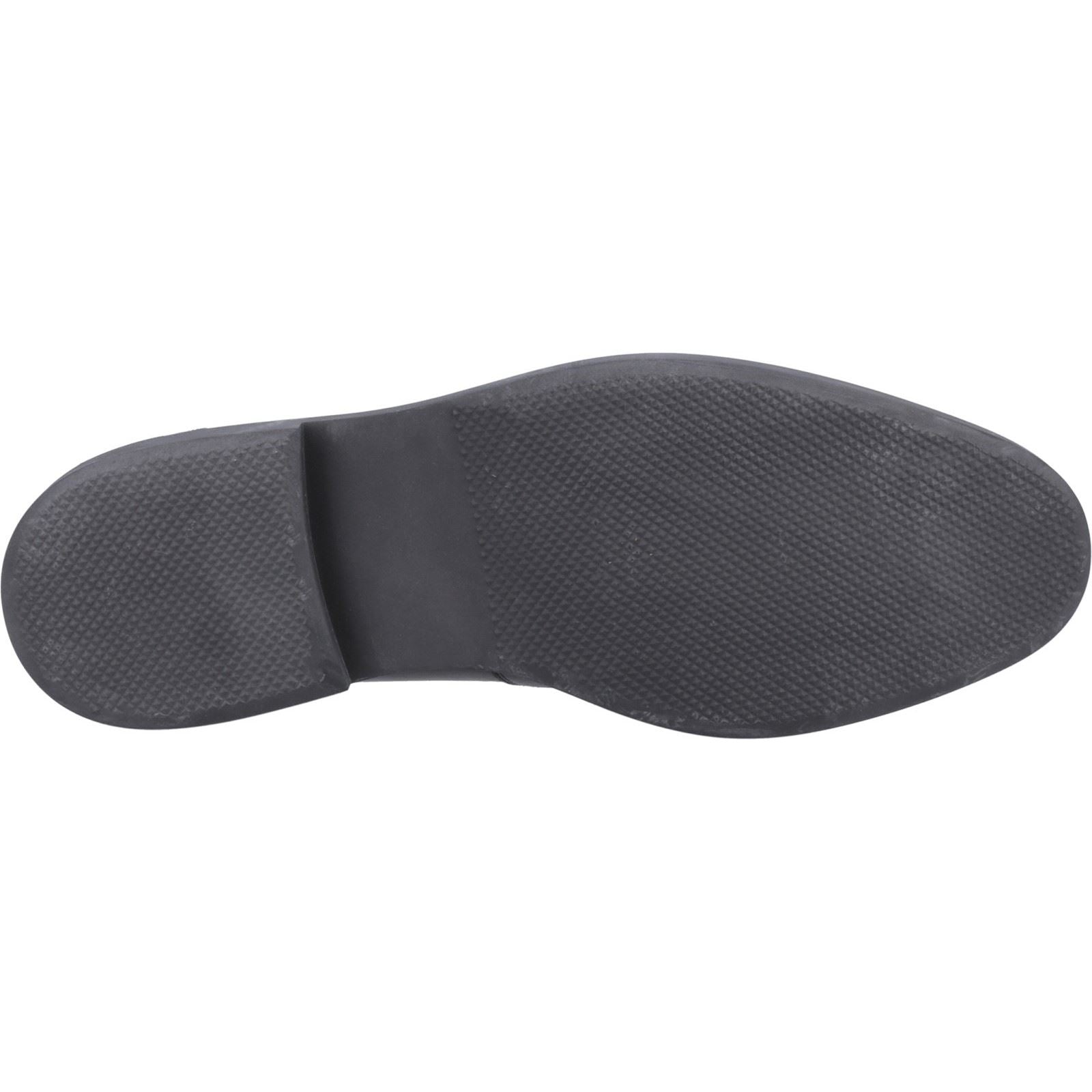 Hush Puppies Knox Herrenschwarze Lederslipper