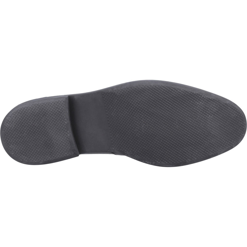 Hush Puppies Knox Herrenschwarze Lederslipper