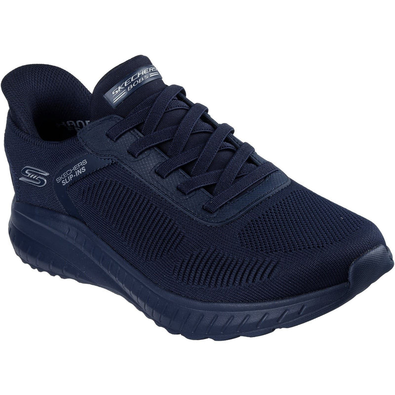 Skechers BOBS Sport Squad Chaos Solid Step Herren Dunkelblaue Stoffschuhe
