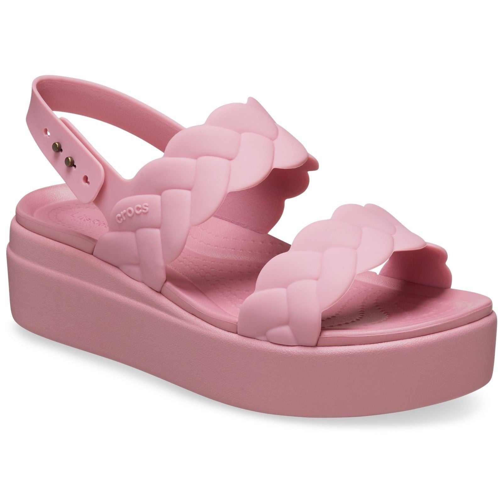Crocs Brooklyn Woven Thermoplastische Damen Rosetten Sandalen