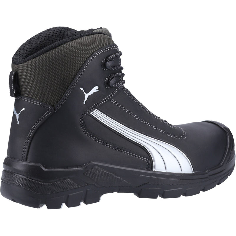 Puma Safety Cascades Mid Leder Schwarz Sicherheitsschuhe