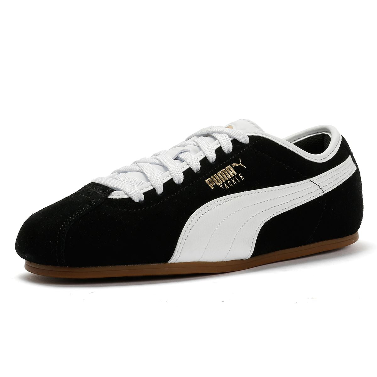 Puma Tackle Wildleder Damen Schwarz Sneakers