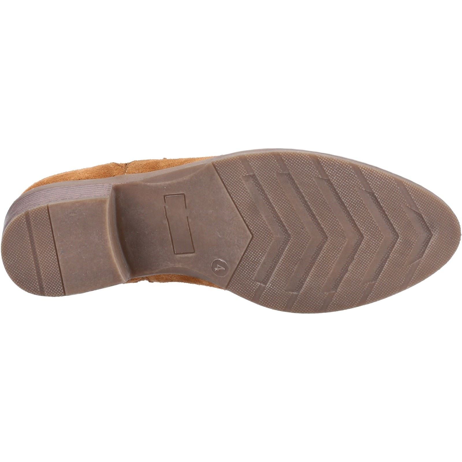 Hush Puppies Isobel Leder Damen Stiefeletten In Hellbraun