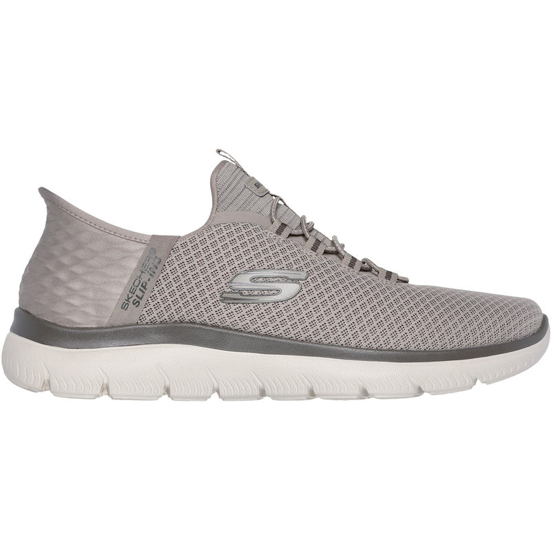 Skechers Slip-ins: Summits High Range Polyester Herren Taupe Sneaker