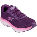 Skechers Go Run Consistent 2.0 Fast Pace Textile Damen Pflaume Sneakers