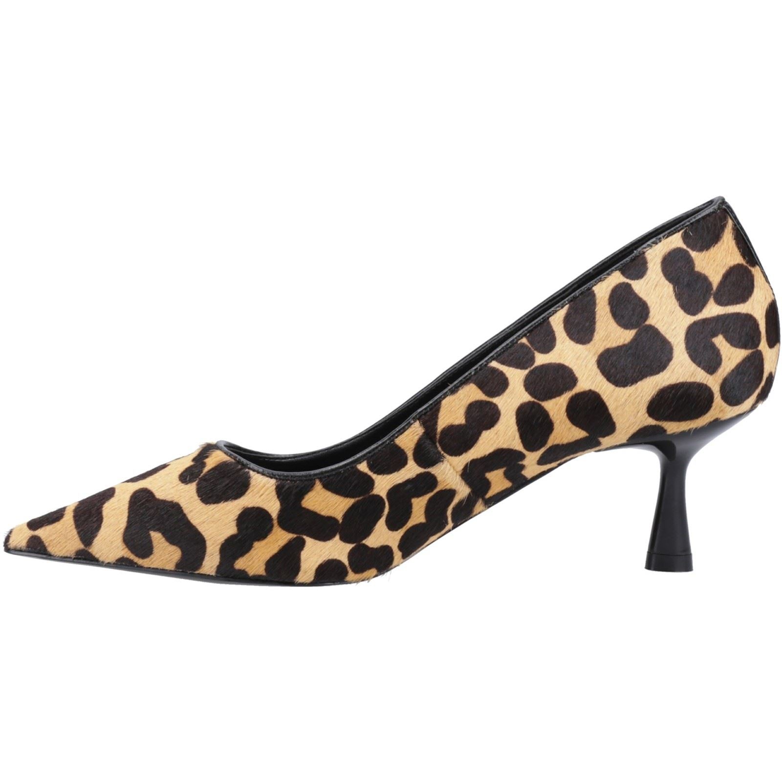 Dune Angelina Leder Damen Leoparden High Heels