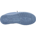 HEYDUDE Wally Slip Canvas 100% Baumwolle Herren Hausschuhe In Elementarblau