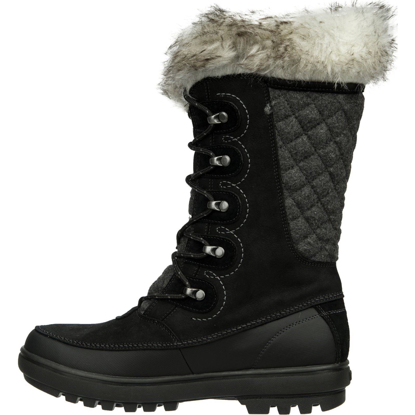 Helly Hansen Sport Garibaldi Leder Damen Stiefel In Jet Schwarz