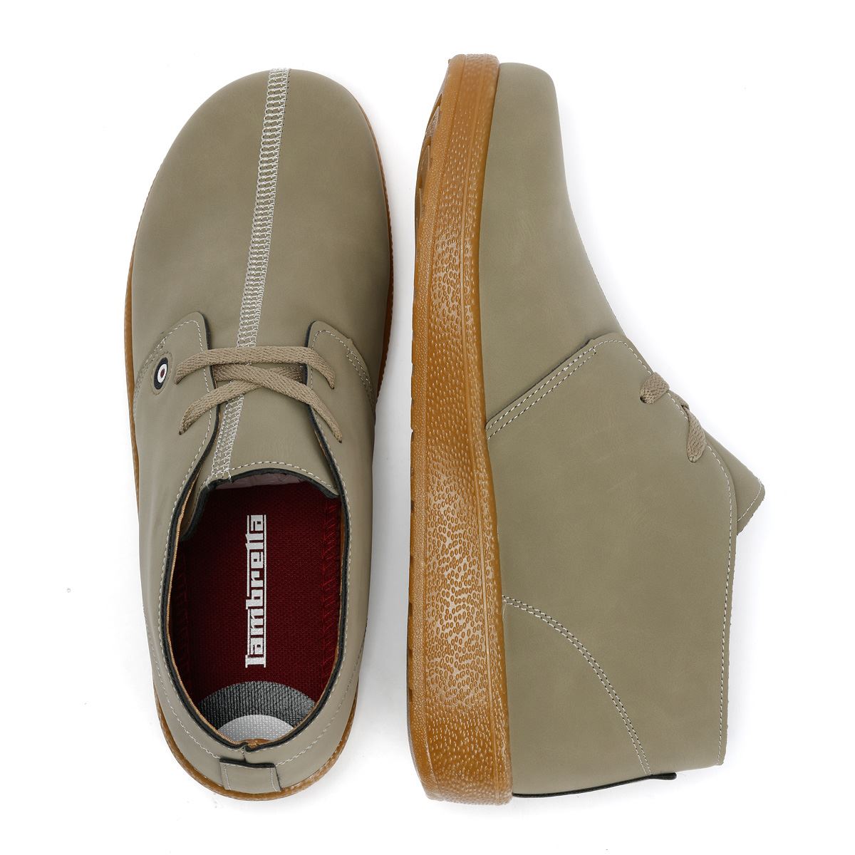 Lambretta Pinto Herren Beigefarbene Stiefel